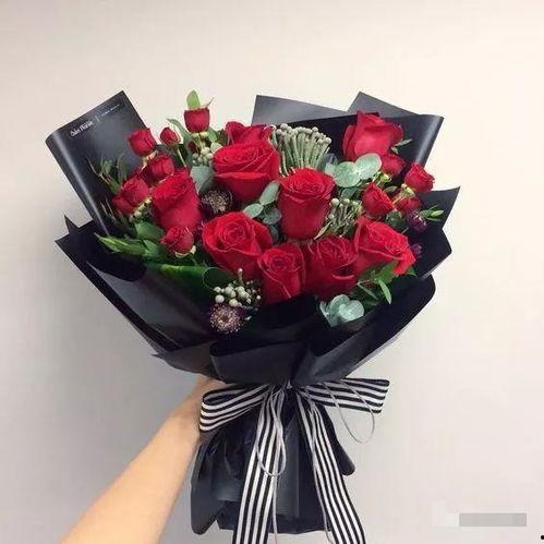 红玫瑰花束图片大全,精选花束图片赏析