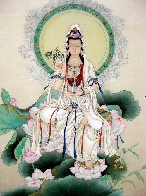 观音菩萨的图片,慈航普渡，众生皈依