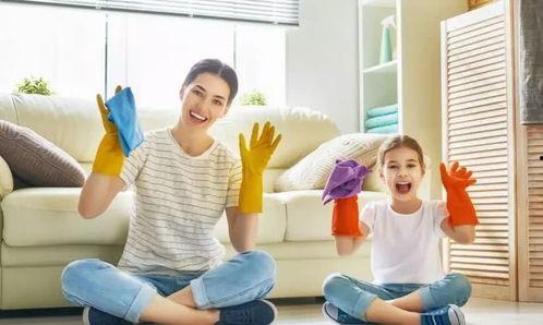女孩做家务图片大全,女孩做家务，展现家庭责任与成长风采