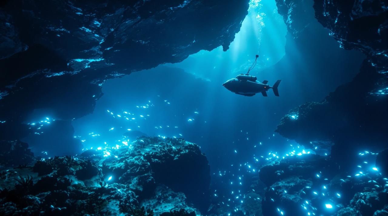 27影院纪录片《深海探秘》深海潜水器探索未知生物的精彩画面