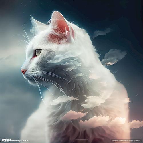 白猫图片,捕捉纯白精灵的灵动风采