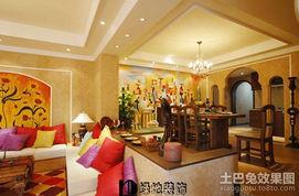 印度装修风格图片,色彩斑斓的异域美学之旅