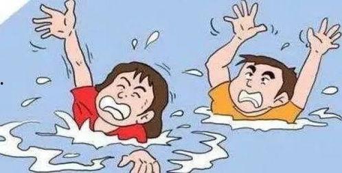防溺水图片简笔画,简笔画中的生命警示