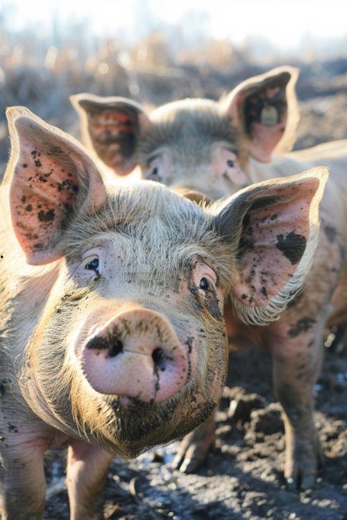 土猪图片,传统农耕文化的生动写照