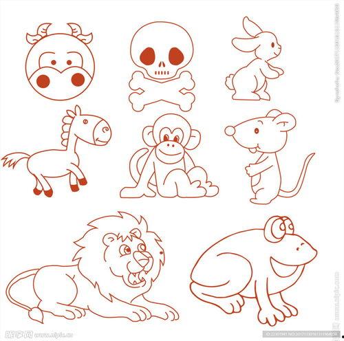 动物图片简单,图鉴中的生命奇迹