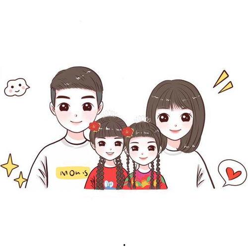 动漫全家福图片大全,温馨集结，欢乐无限