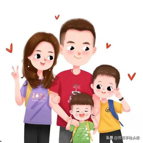 动漫全家福图片大全,温馨集结，欢乐无限