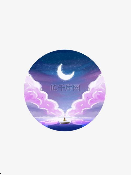 日月图片大全,探寻自然之美